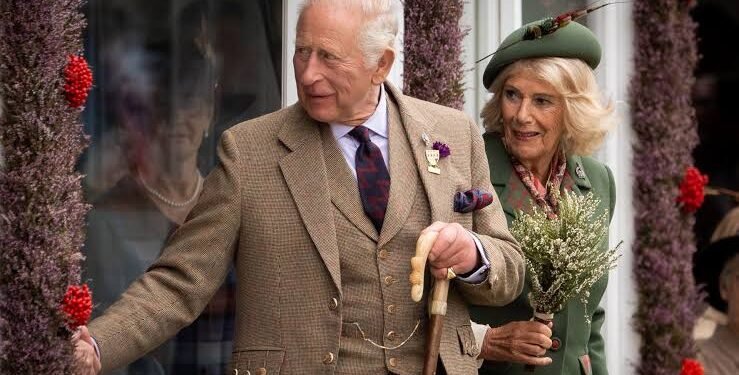King Charles and Queen Camilla celebrate Scottish tradition at Braemar Gathering