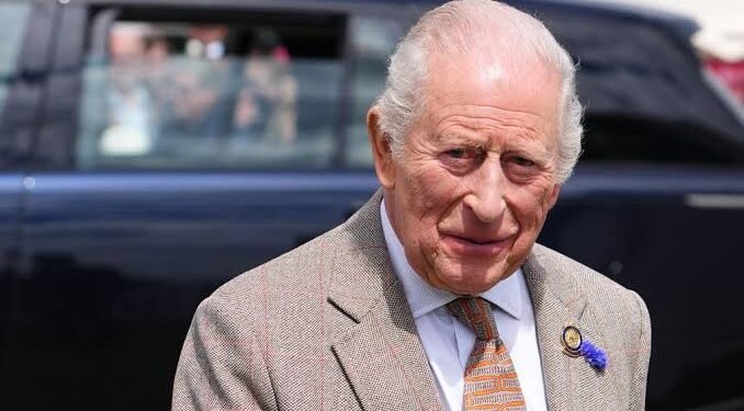 King Charles’s protection officer steps in as wasp interrupts royal outing